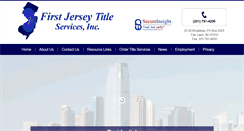 Desktop Screenshot of firstjerseytitle.com